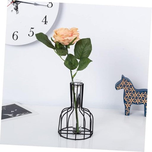 Modernaus dizaino vazų komplektas "Metal 2in1"