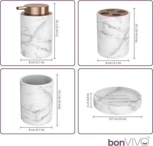 Vonios komplektas "White Marble"