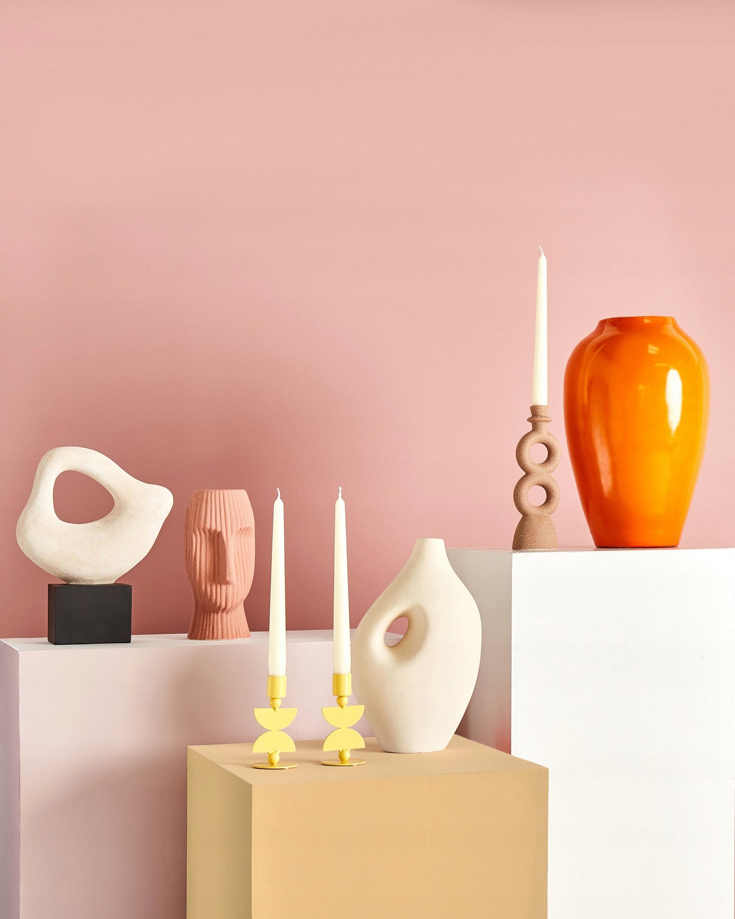 Modernaus dizaino vaza "Face"