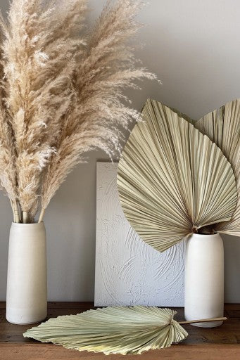 Dekoratyvinių palmių lapų komplektas (3 vnt)